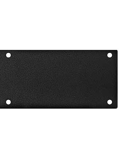 Weathered Black Finish Steel Kick Plate