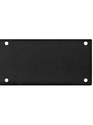 Solid Steel Kick Plate With Weathered Black Finish