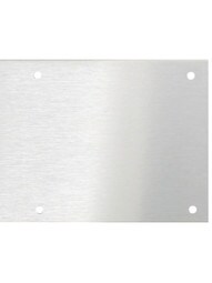 Stainless Steel Kick Plate With Satin Finish