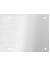 Stainless Steel Kick Plate With Satin Finish