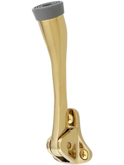Alternate View of 5 inch Solid Brass Kickdown Door Holder.