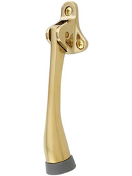 5 inch Solid Brass Kickdown Door Holder.