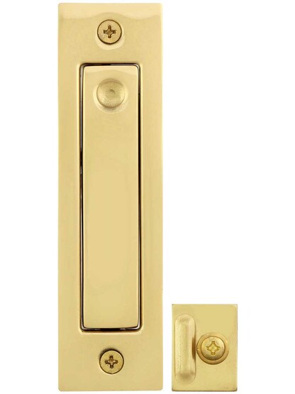 Alternate View of Large Pocket Door Jamb Bolt.
