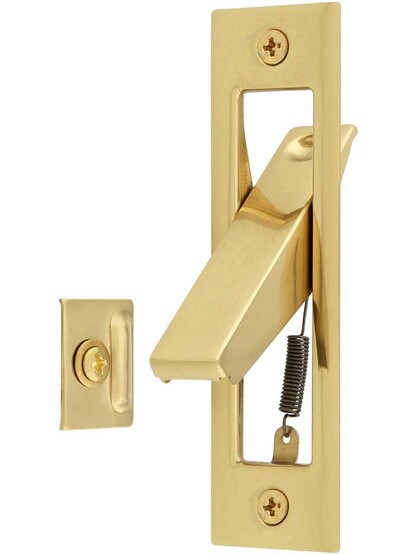 Alternate View 2 of Large Pocket Door Jamb Bolt.