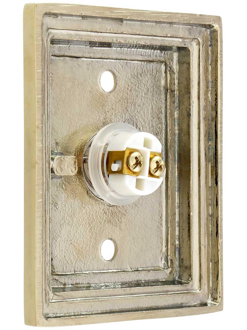 Alternate View 2 of Doorbell Button with Wilshire Rosette.