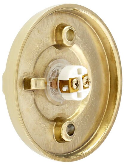 Alternate View 2 of Doorbell Button with Ribbon and Reed Rosette.