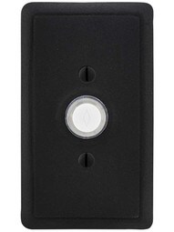 Doorbell Button with Steel Rectangular Rosette