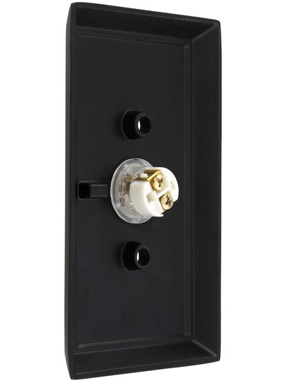 Alternate View 2 of Doorbell Button with Steel Rectangular Rosette.