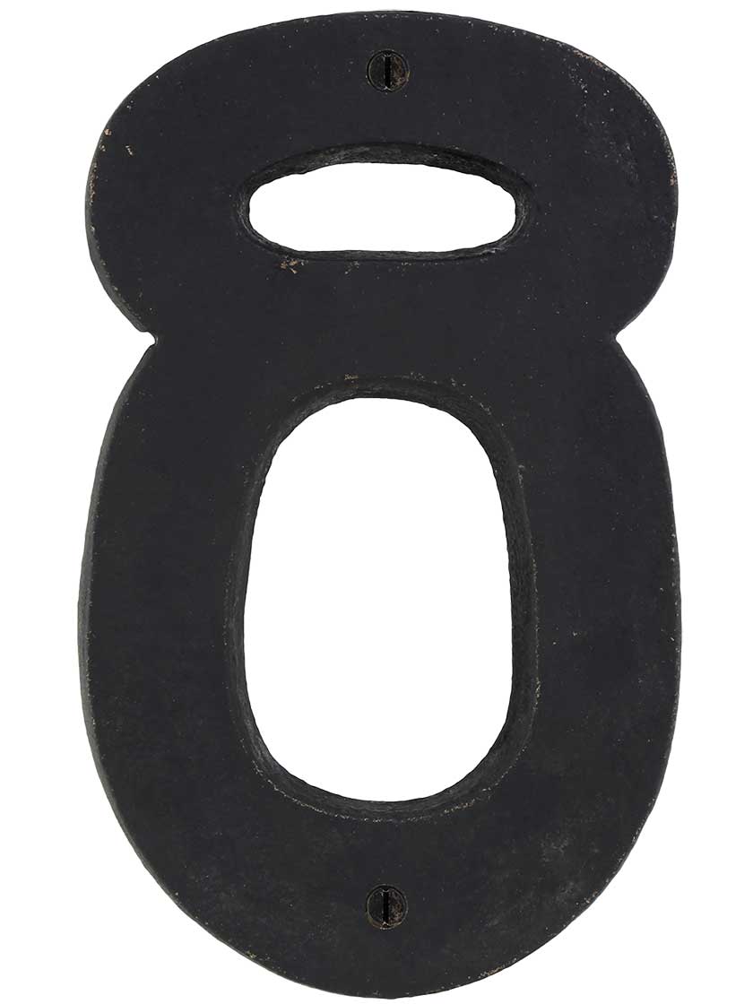 Arts & Crafts DarkBronze House Numbers 5" Height House of Antique
