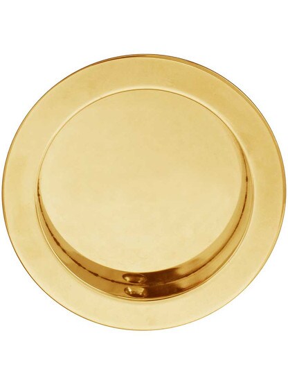 Alternate View of Round Pocket-Door Flush Pull.