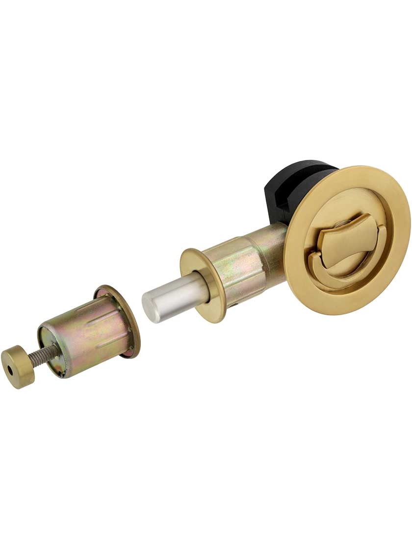 Alternate View 2 of Luna Trim Concealed Fixing Barn Door Lock.