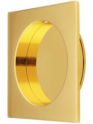 Square Pocket-Door Flush Pull