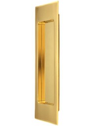 Rectangular Pocket-Door Flush Pull.