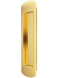 Rounded End Pocket-Door Flush Pull.