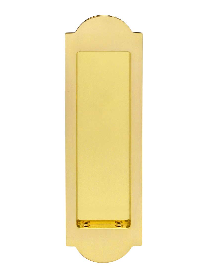 Alternate View of Arched Pocket-Door Flush Pull.
