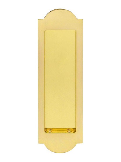 Alternate View of Arched Pocket-Door Flush Pull.