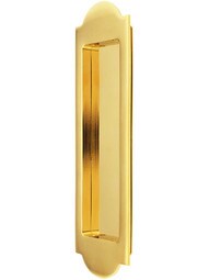 Arched Pocket-Door Flush Pull.