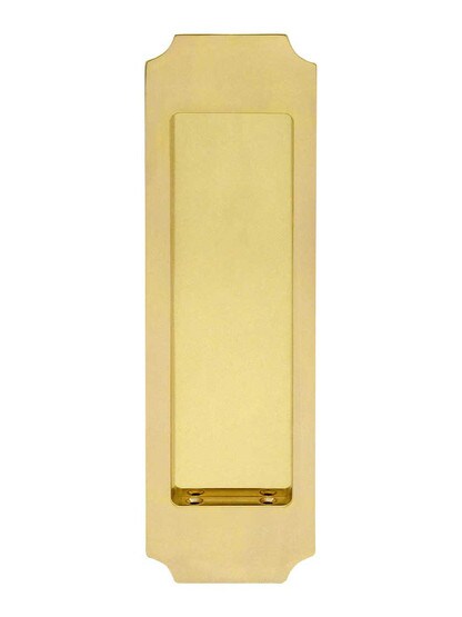 Alternate View of Chamfered Corner Pocket-Door Flush Pull.