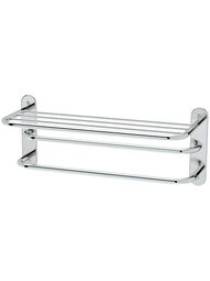 Spa Large Shelf and Double Towel Rack