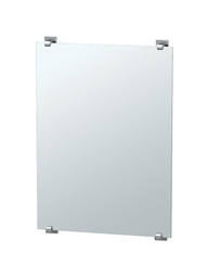 Elevate Fixed Wall-Mount Rectangular Bathroom Mirror - 22 inch x 30 inch.