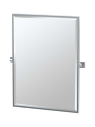 Elevate Framed Rectangular Bathroom Mirror - 24 1/2 inch x 32 1/2 inch.