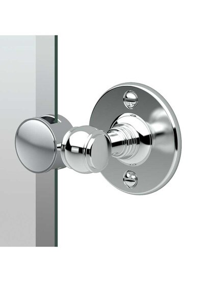Alternate View of Caf√© Frameless Rectangular Mirror - 19 1/2 inch x 24 inch.