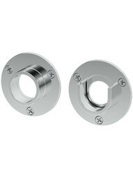 Set of Shower Curtain Rod Mounting Brackets - 1" Diameter