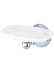 Bar Harbor Wall-Mount Toothbrush and Cup Holder