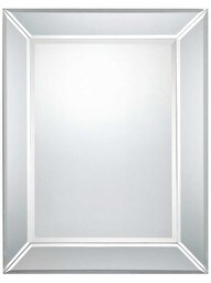 Carrigan Rectangular Frameless Wall-Mount Mirror