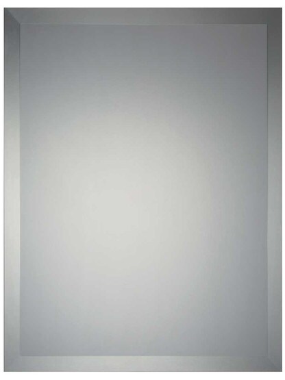 Greystone Rectangular Frameless Wall-Mount Mirror.