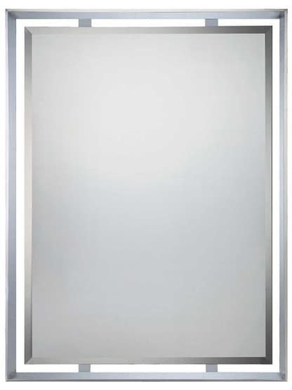 Uptown Ritz Rectangular Wall-Mount Mirror.