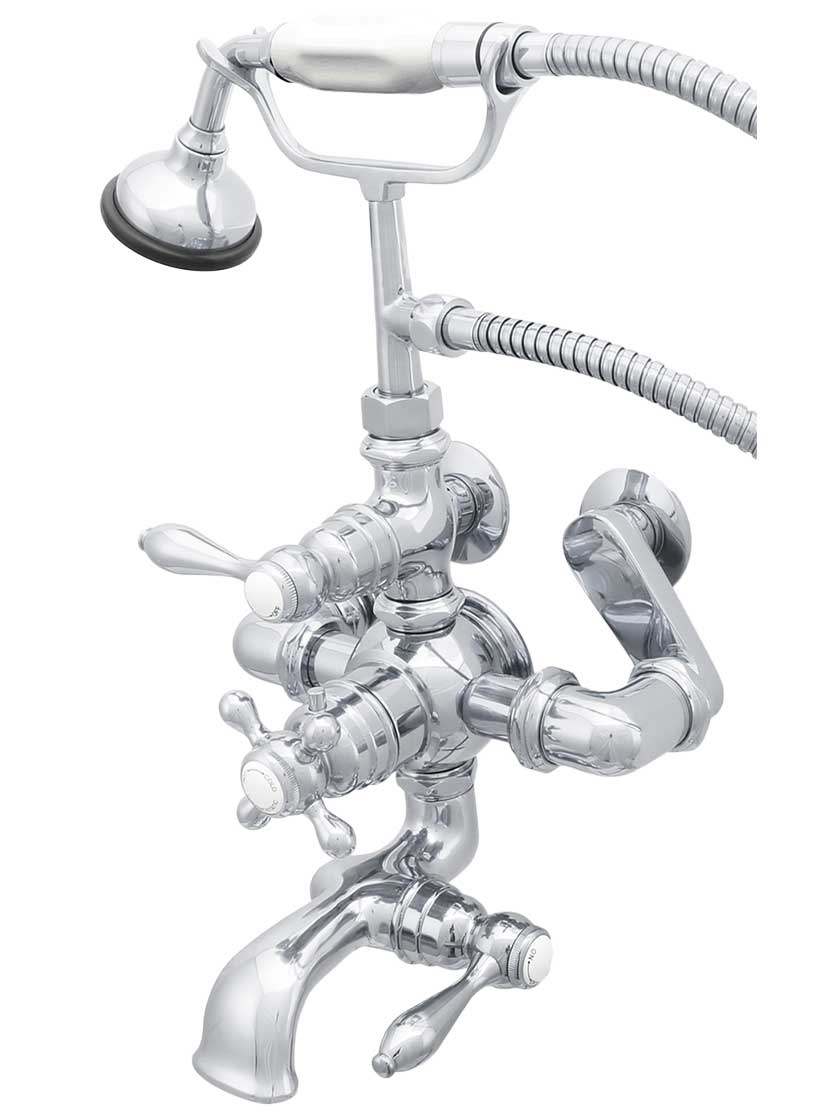St. Andrews Thermostatic Wall-Mount Clawfoot Tub Faucet