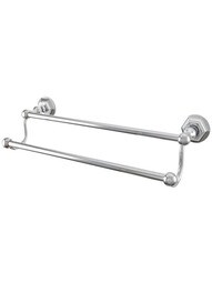 Edwardian Double Towel Bar.