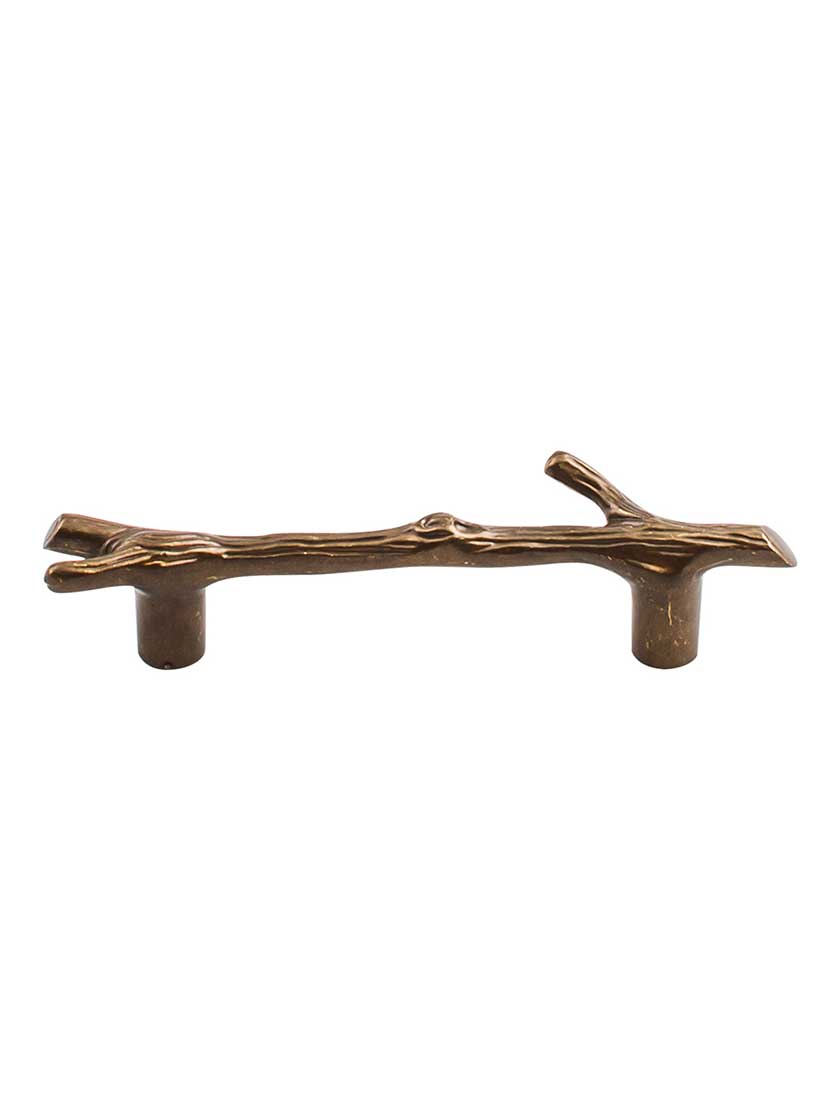 Alternate View of Twig Cabinet Pull - 3 inch Center-to-Center.