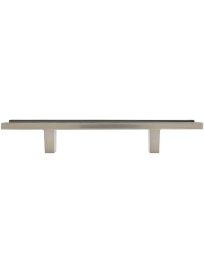 Alternate View of Spa Drawer Pull with Black Glass Inlay - 3 inch Center-to-Center.