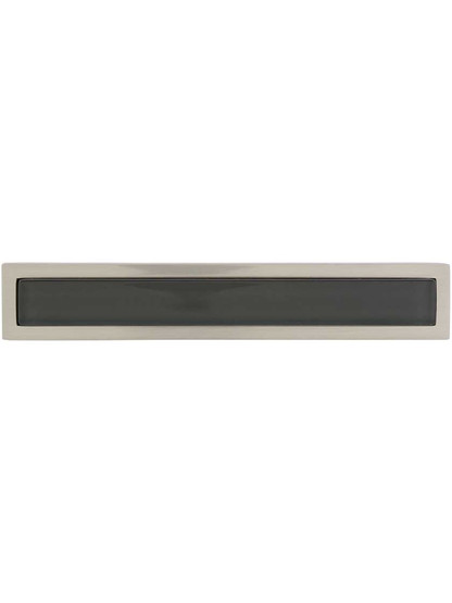 Alternate View 2 of Spa Drawer Pull with Black Glass Inlay - 3 inch Center-to-Center.