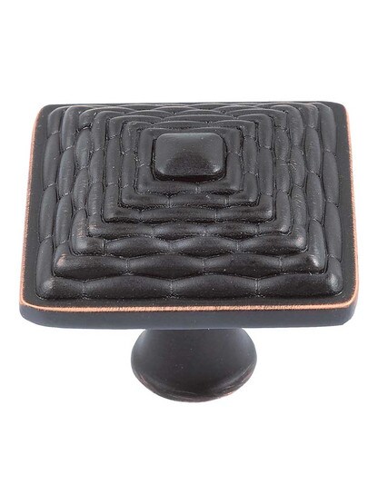 Alternate View 2 of Mandalay Square Cabinet Knob.
