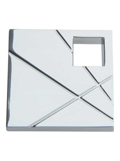 Alternate View 3 of Modernist Left Cabinet Knob - 1 3/8 inch Square.