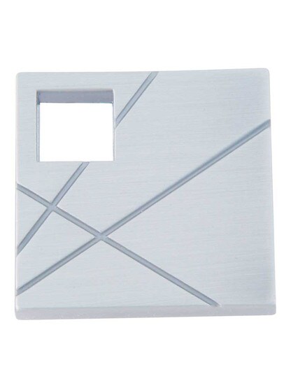 Alternate View 2 of Modernist Right Cabinet Knob - 1 3/8 inch Square.