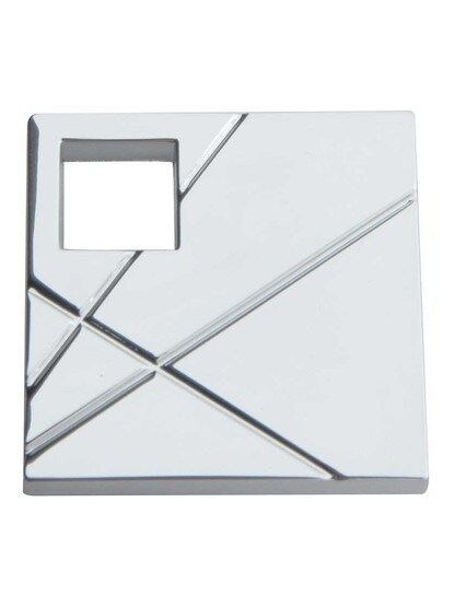 Alternate View 3 of Modernist Right Cabinet Knob - 1 3/8 inch Square.