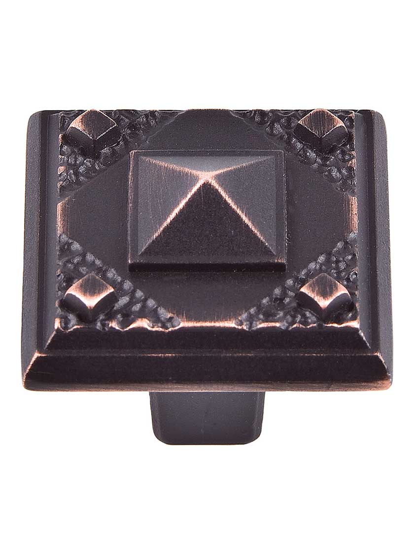 Alternate View 3 of Ruskin Cabinet Knob - 1 1/4 inch Square.