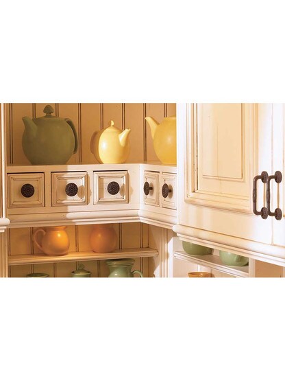 Alternate View of Tuscan Cabinet Pull - 3 inch Center-to-Center.