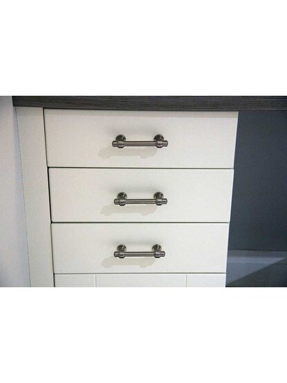 Alternate View of Bronte Cabinet Pull - 3 inch Center-to-Center .