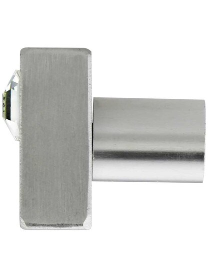 Alternate View of Legacy Corner Crystal Knob - 1 inch Square.