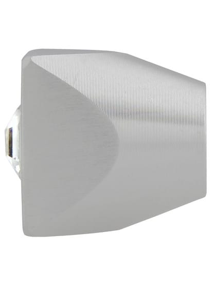 Alternate View of Legacy Centered Crystal Knob - 1 inch Square.