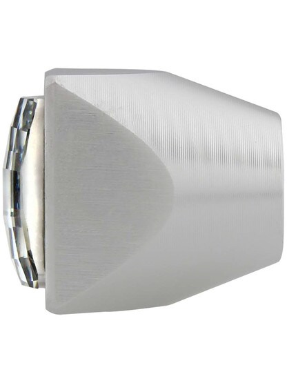 Alternate View of Legacy Crystal Knob - 1 inch Square.