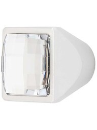 Legacy Crystal Knob - 1 inch Square.