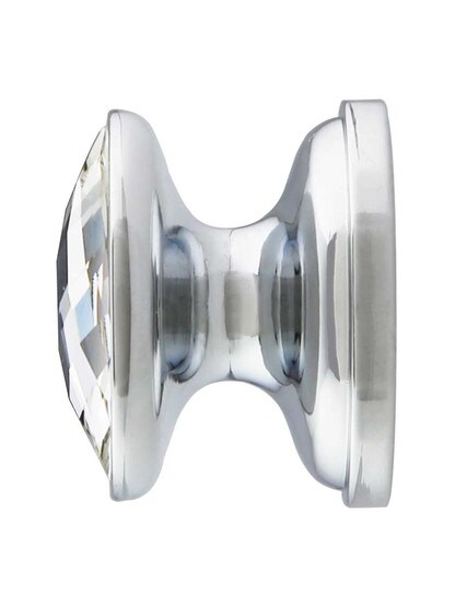 Alternate View of Legacy Crystal Round Knob - 7/8 inch Diameter.
