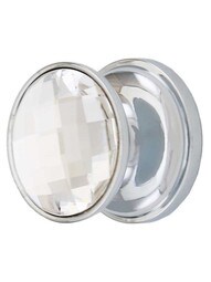 Legacy Crystal Round Knob - 7/8 inch Diameter.