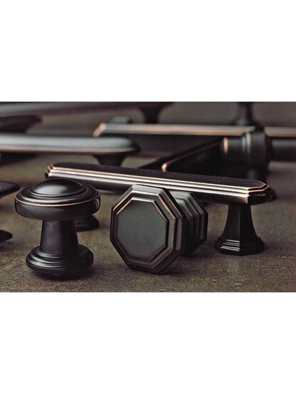 Alternate View of Dickinson Octagonal Knob - 1 3/8 inch Diameter.